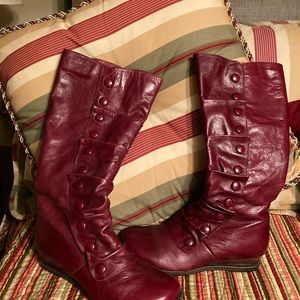 Miz Mooz tall red boots